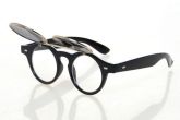 Óculos Steampunk Lente Dupla Preto